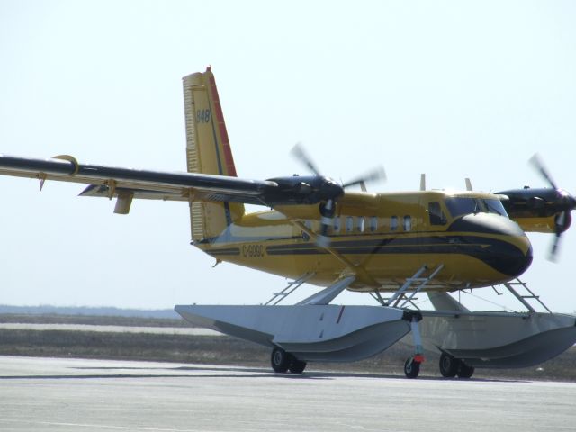 De Havilland Canada Twin Otter (C-GOGC) - Tanker 848 - Ministry of Natural Resources, first fire dispatch of the season approx 5NM off departure end of Rwy 30.