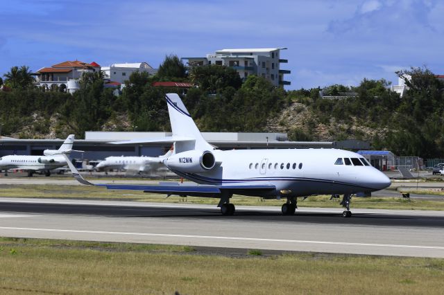 Dassault Falcon 2000 (N12MW) - N12MW landing at TNCM