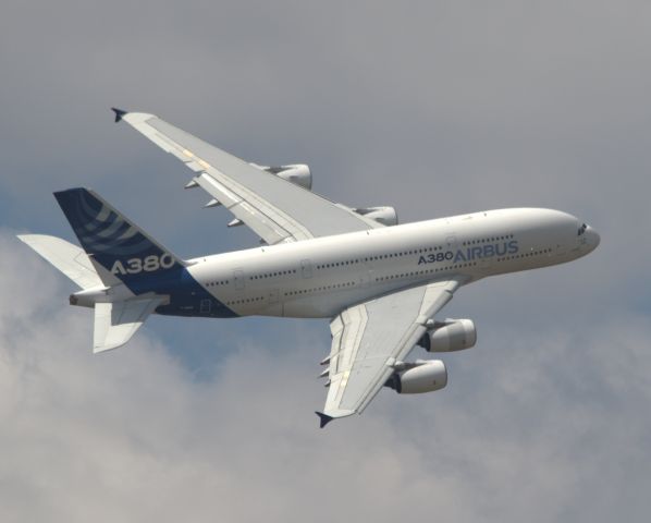 Airbus A380-800 (F-WWOW) - Paris Airshow - 19th June 2015