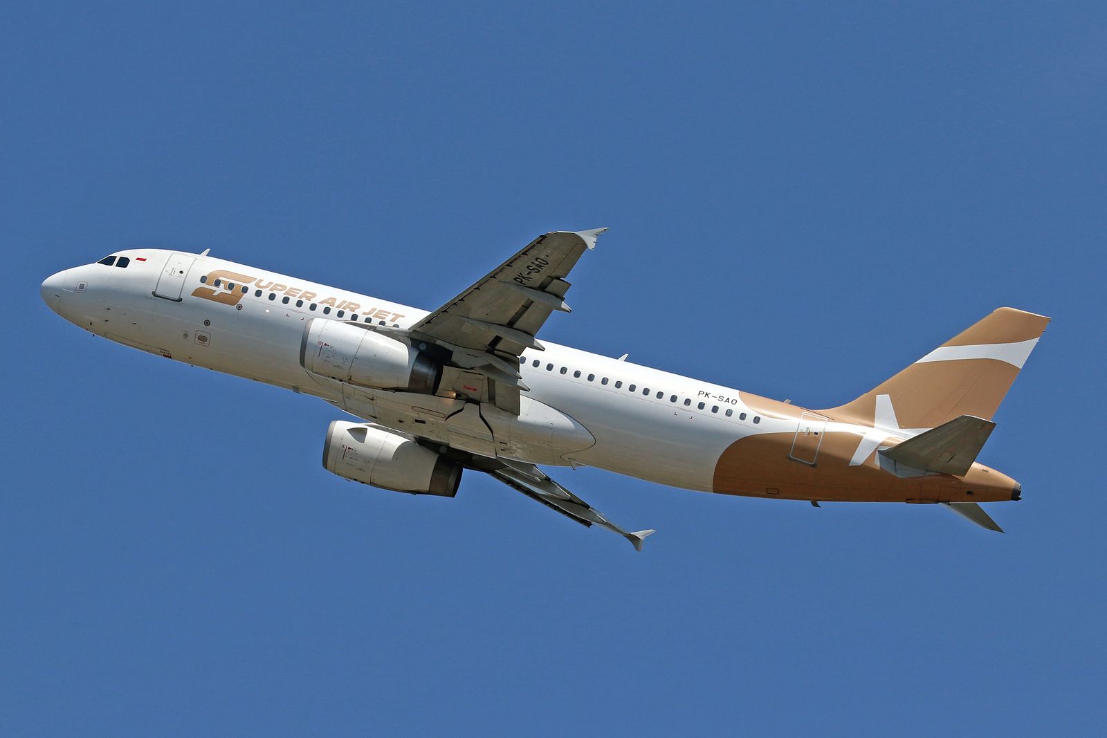 Airbus A320 (PK-SAO)