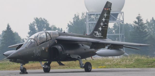 DASSAULT-BREGUET/DORNIER Alpha Jet (C-GZEH) - Top Aces Dassault-Breguet/Dornier Alpha Jet (C-GZEH) at YOW 26 Jun 23.  Initially Luftwaffe 41+40, then QinetiQ ZJ656, this aircraft has been part of the Top Aces fleet since 2020. Top Aces has the largest fleet of commercially operated fighter aircraft in the world to provide ADAIR and JTAC training to several allied forces.