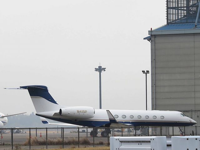 Gulfstream Aerospace Gulfstream V (N415P) - I took this picture on Feb 23. 2018.