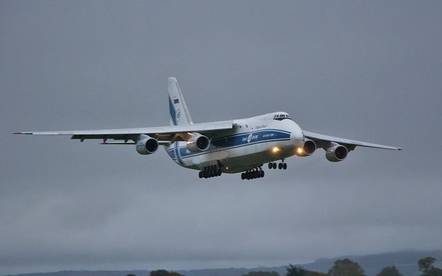 Antonov An-124 Ruslan (RA-82046) - volga-dnepr an-124-100 ra-82046 landing at shannon from halifax this evening 5/9/18.