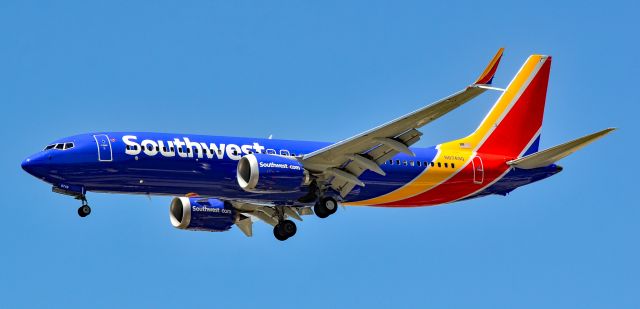 Boeing 737 MAX 8 (N8749Q) - N8749Q Southwest Airlines Boeing 737-8 MAX s/n 62543 - Las Vegas - McCarran International Airport (LAS / KLAS)br /USA - Nevada June 8, 2021br /Photo: Tomás Del Coro