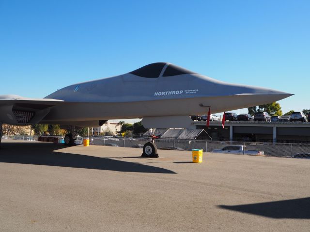 — — - YF-23 at Western Museum, Los Angeles