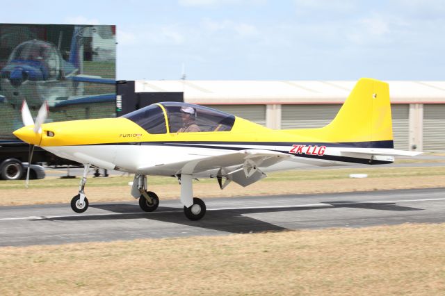 FALCOMPOSITE Furio (ZK-LLG) - ZK-LLG Landing at the NZ Airshow 2013