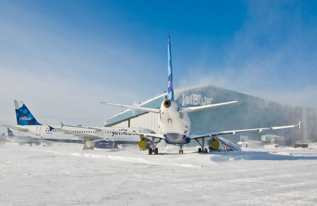 Airbus A320 (N534JB) - Blue Snow