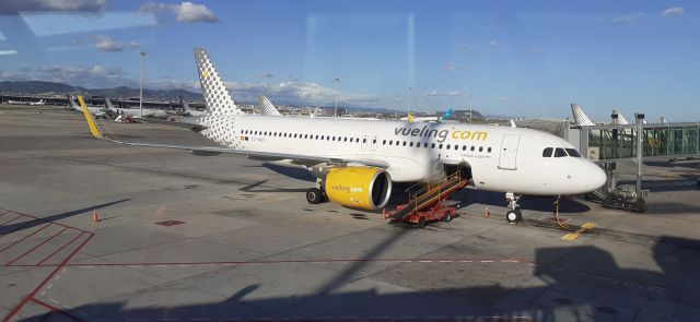 Airbus A320 (EC-NAV) - Airbus A-320 Neo EC-NAV parked at LEBL, getting ready to takeoff destination LEZL