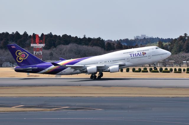 Boeing 747-400 (HS-TGB) - 2012/3/14