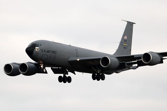 Boeing C-135FR Stratotanker (58-0121) - Landing at ETNG the 10th of January 2012.