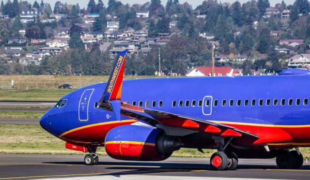 Boeing 737-700 (N298WN) - Spotted at KPDX on 10-28-20