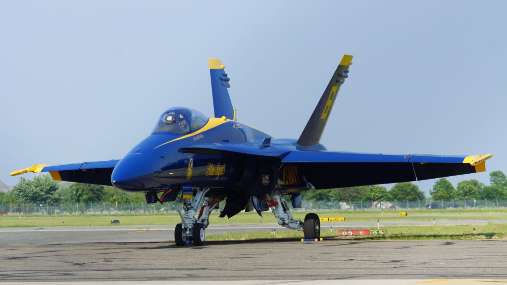 McDonnell Douglas FA-18 Hornet — - RIP Jeff Kuss. In memory of Jeff, here is the photo of Plane 6 I took at Republic Airport during Bethpage Airshow 2016.