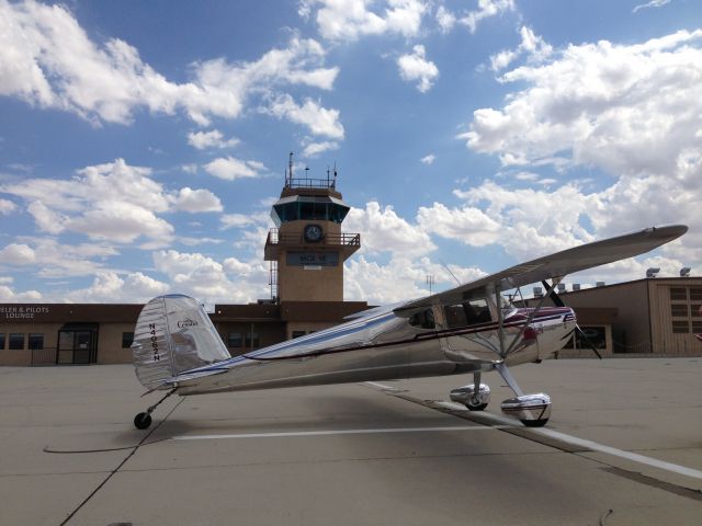 Cessna 140 (N4062N) - On ramp at Mojave Space Port