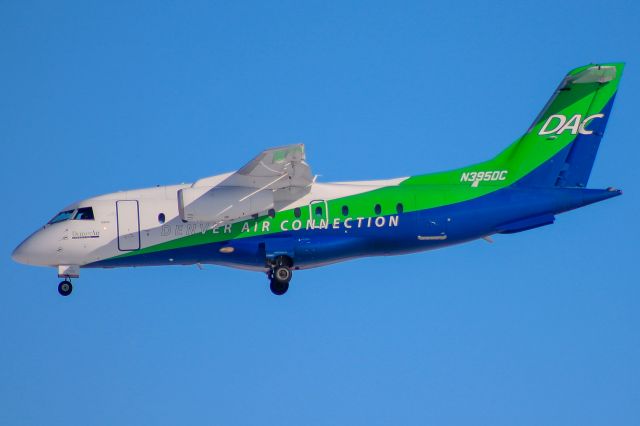 Fairchild Dornier 328JET (N395DC) - Key Lime 5414 from Clovis, NM. 15 Feb 21.