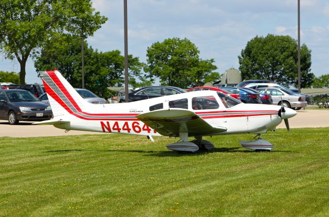 Piper Cherokee Arrow (N44647) - Visitor at Pioneer Airport, Oshkosh, WI.