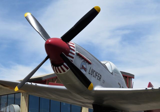 North American P-51 Mustang — - On Display Pround Bird - LAX 2018