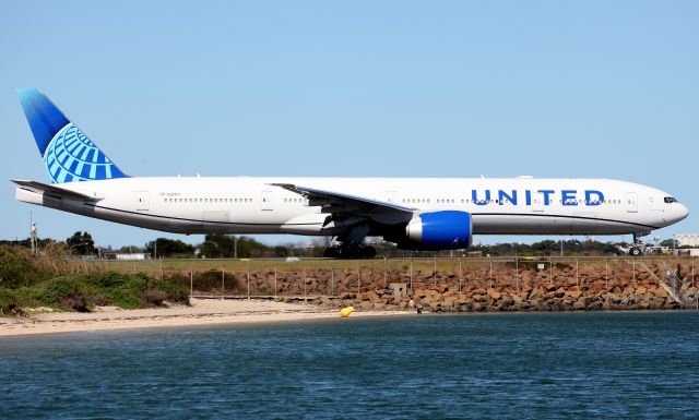 BOEING 777-300ER (N2251U) - Taxiing to Rwy 34L