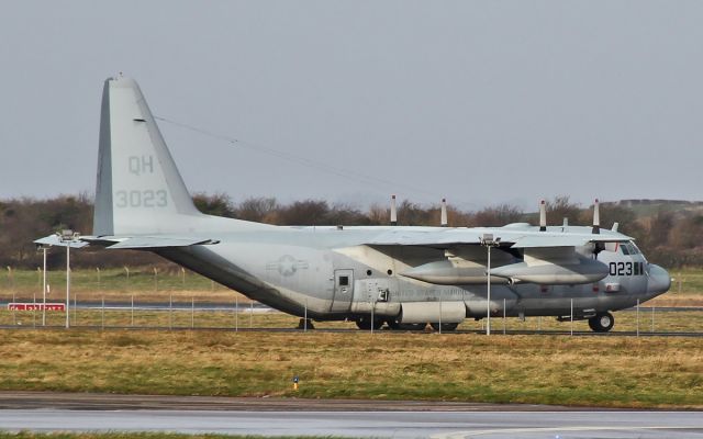 Lockheed C-130 Hercules (16-3023) - usm kc-130t 163023 at shannon 26/1/14