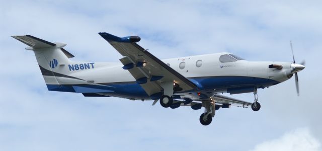 Pilatus PC-12 (N88NT) - Aug 26,2016