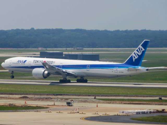 BOEING 777-300ER (JA734A) - All Nippon Airways (ANA) 777-300 "Tokyo 2020 Japan's bid to host the 2020 Olympic and Paralympic Games in Tokyo" 7/20/13