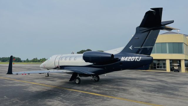 Embraer Phenom 300 (N420TJ) - Phenom 300 on the ramp, 12 June 2025.