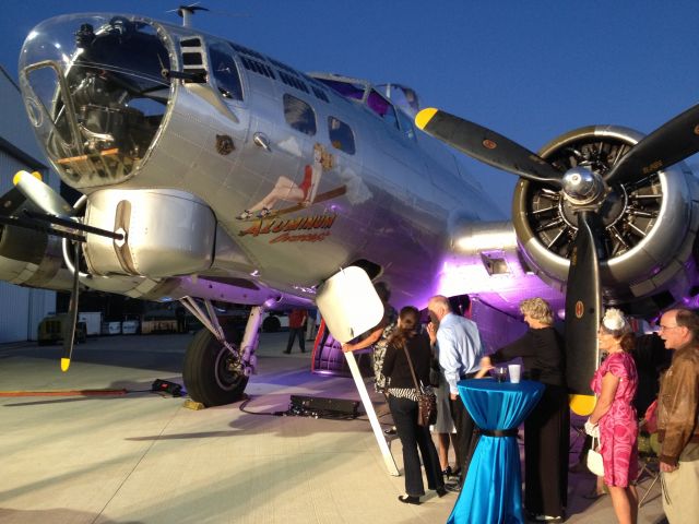 Boeing B-17 Flying Fortress (N5017N) - Waiting in line to board the old girl