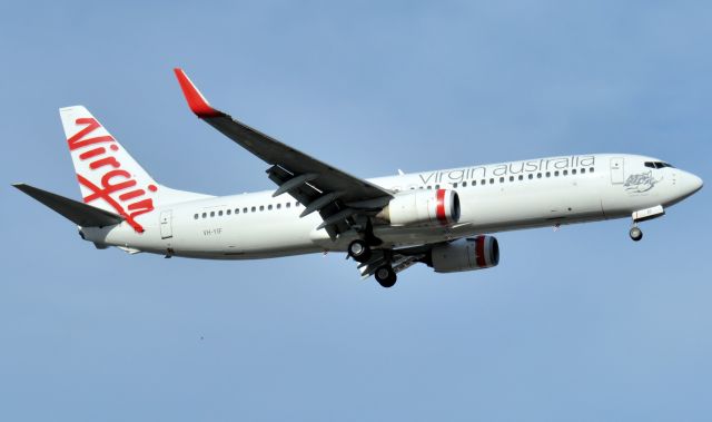 Boeing 737-800 (VH-YIF) - Photo taken from IKEA with a Nikon D5200