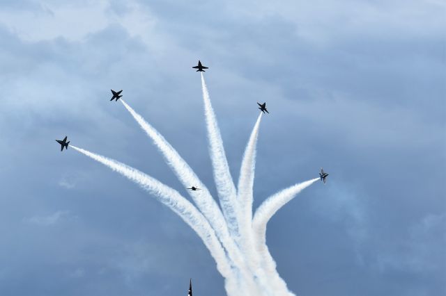 McDonnell Douglas FA-18 Hornet — - Naval Air Station Oceana Air Show. Blue Angels. 9-23-18