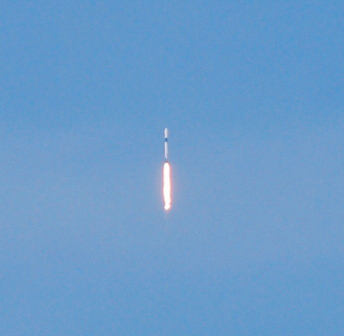 — — - Manned space flight returns to US soil for the first time in 9 years!  Crew Dragon liftoff!