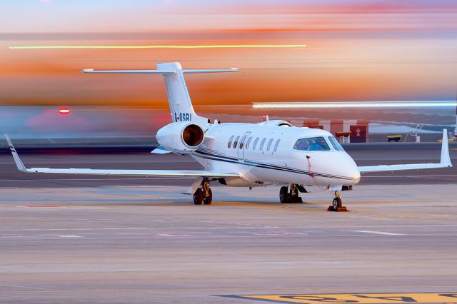 Learjet 45 (G-OSRL) - Tenerife Sur - Reina Sofia (TFS / GCTS) - Spainbr /br /Photo taken: May 20, 2023br /br /Operator: SaxonAir Charterbr /Type: Bombardier Learjet 45br /Registration: G-OSRLbr /Serial: 45-391