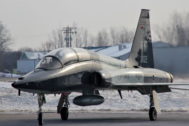 Northrop T-38 Talon (AFR68102) - Beautiful Vance AFB T-38's in Green Bay for Packer Game Fly-Over.