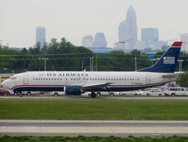 BOEING 737-400 (N435US) - US Airways 737-400 4/27/13