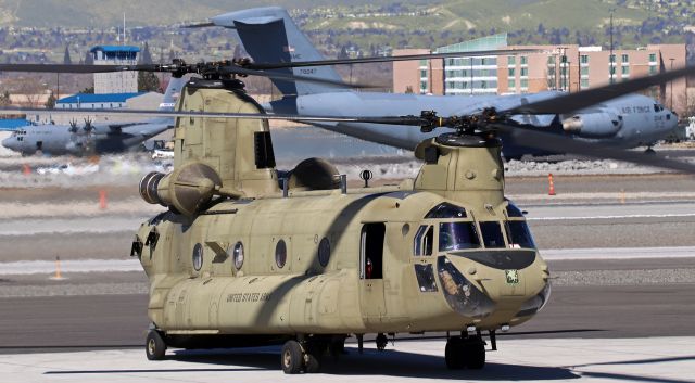 Boeing CH-47 Chinook (1008855) - United States Army CH-47F Chinook (10-08855)br /* Previously operated by (and still displays markings of) ....br /1st Battalion, 228th Aviation Regiment (1-228 Aviation) "Winged Warriors"br /United States Southern Command (USSOUTHCOM)br /br /* Recently reassigned to (and being flown here by) ....br /F. Co., 2nd Battalion, 135th General Support Aviation Battalion (2-135 Aviation) "Blackjacks"br /United States Army Reservesbr /Joint Base Lewis - McChord (JBLM), WAbr /Home Base:  Buckley AFB, Colorado