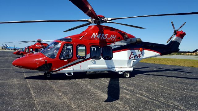 BELL-AGUSTA AB-139 (N415JH) - Fuel stop on the way to South America via the Caribbean islands