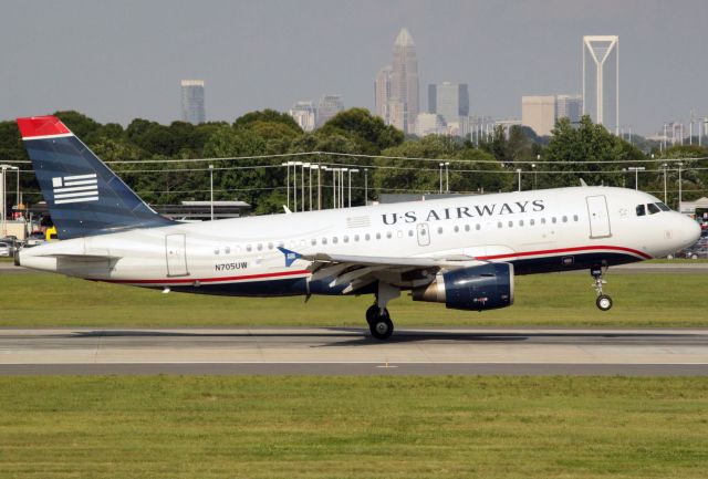 Airbus A319 (N705UW) - Taken 6-16-2013