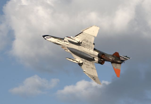 McDonnell Douglas F-4 Phantom 2 (74-1638) - QF-4E AF-349 does a pass upon arrival at Airventure 2016.