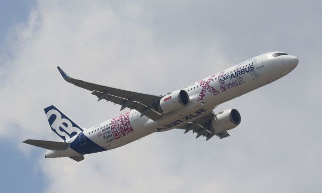 Airbus A321neo (F-WWAB) - A321XLR during demo flight at Le Bourget, June 23rd, 2023