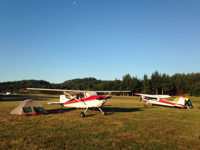 Cessna 170 (N170DP) - Camping at Orcas Island 2019