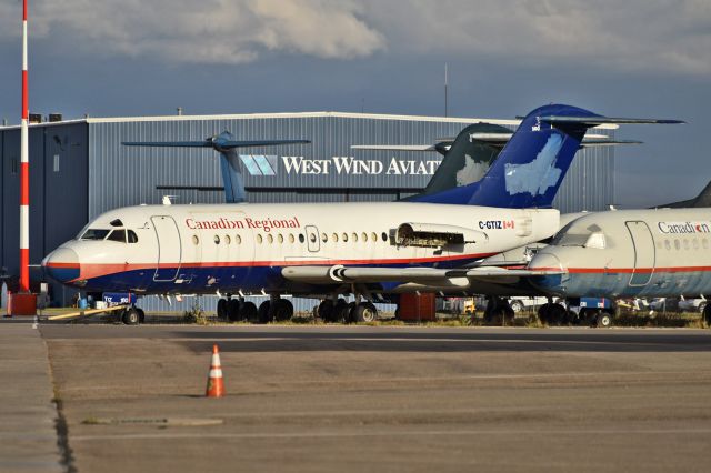 Fokker Fellowship (C-GTIZ) - Has been sitting at YXE for 15 years.