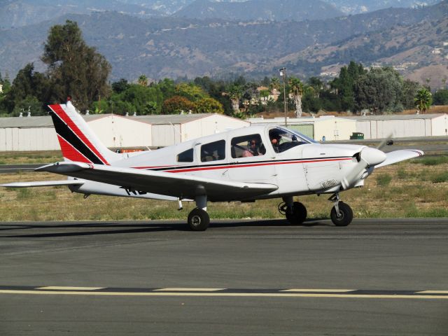 Piper Cherokee (N8483F) - Taxiing to ramp