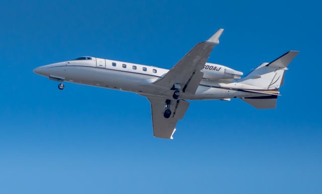 ORLICAN L-60 Brigadyr (N600AJ) - A 2000 Lear 60 owned by ATI Jet Sales, on approach to KHOU on 3/7/2021 from Miami