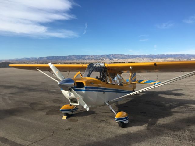 CHAMPION Decathlon (N4775P) - Carbon County, Utah en route from Abbotsford, BC to new home in Pennsylvania. Still showing Canadian C-GWYA tail number.