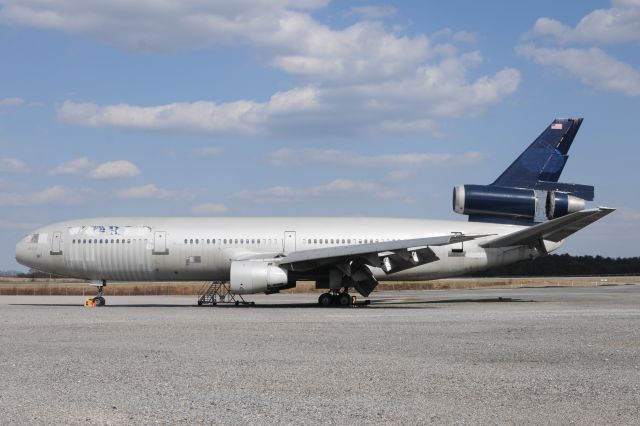 McDonnell Douglas DC-10 (N139WA) - ex-N701TZ. Aircraft damaged beyond economical repair during a hard landing a couple years back. Insurance W/O Stored at BWI. Now owned by Airport Fire department. Used for training.