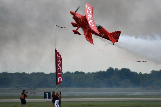 PITTS Special (S-1) (N260HP) - Selfie.. Sean D Tucker style. Wings Over Houston 2018.