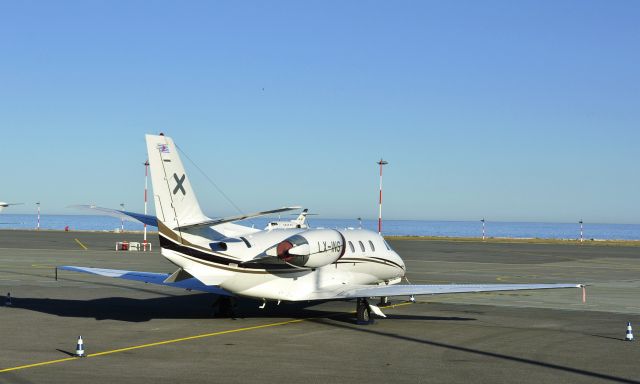 Cessna Citation Excel/XLS (LX-INS) - Luxaviation Cessna 560XL Citation XLS LX-INS in Nice 