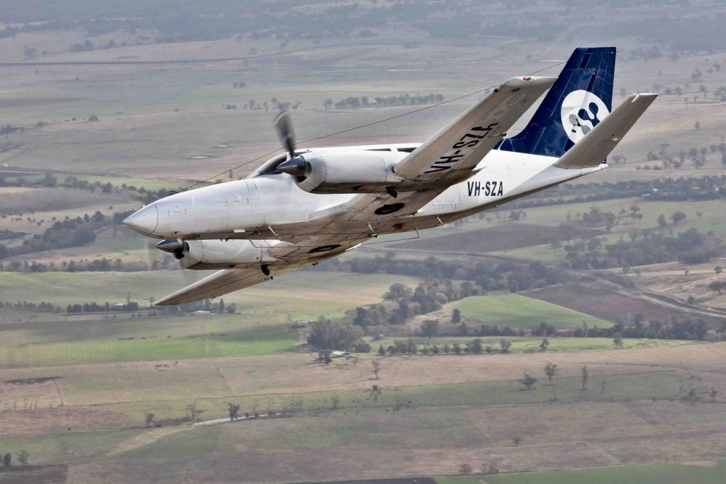 Cessna 404 Titan (VH-SZA) - One of two C404 operated by Airspeed Aviaiton, the Hunter Valley's main FIFO airline