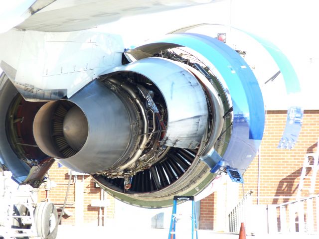 BOEING 767-300 — - Delta is having a spot of trouble with the starboard engine.