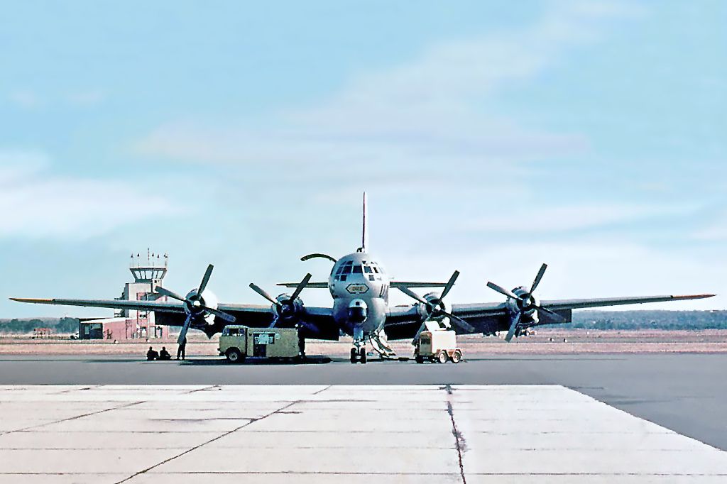 Boeing C-97 Stratofreighter (5330122) - Boeing HC-97G 53-30122 RAAF Pearce (YPEA) 1960s