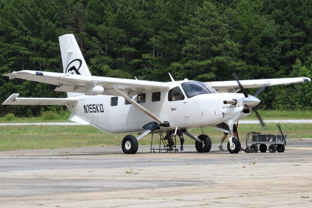 Quest Kodiak (N155KQ) - This aircraft was temporarily used by Skydive Monroe to ferry skydivers while the King Air they use, N330V, gets repaired from a gear-up landing. Taken on 7/12/2020.