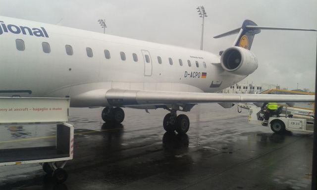 Canadair Regional Jet CRJ-200 (D-ACPO) - Waiting for flight back home.